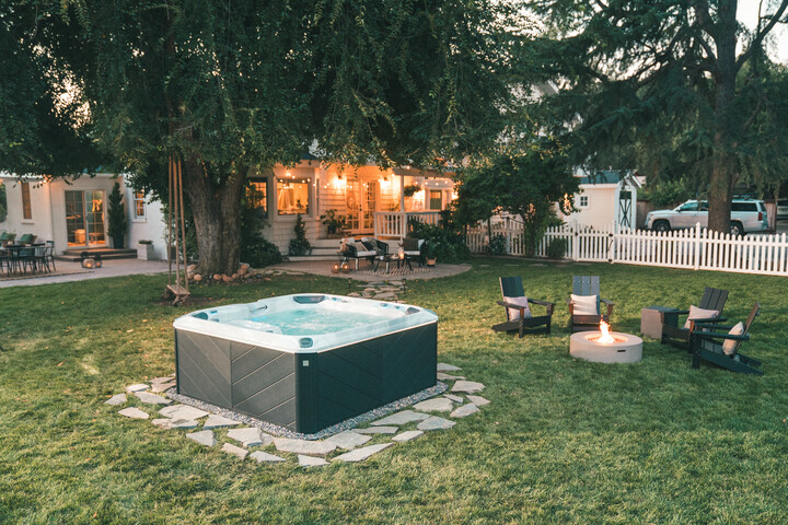backyard makeover sundance spa