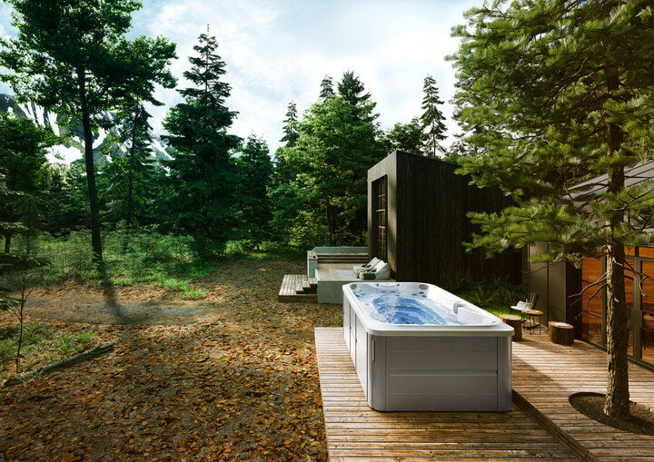 Jacuzzi backyard swim spa